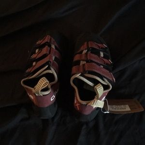 Rock climbing shoes!